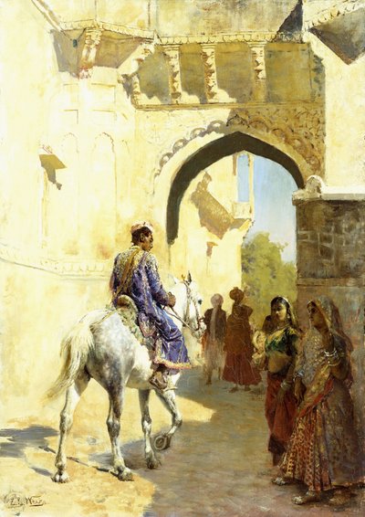 Una escena árabe, 1884-89 de Edwin Lord Weeks