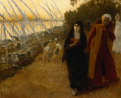 Junto al Nilo de Edwin Lord Weeks