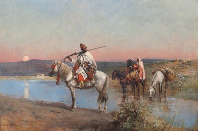 Cruzando un Arroyo de Edwin Lord Weeks