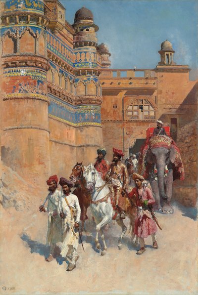 El Fuerte de Gwalior, Madhya Pradesh de Edwin Lord Weeks
