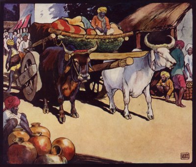Carro de bueyes indio de Edwin Noble
