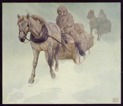 Ponis siberianos en la Antártida de Edwin Noble