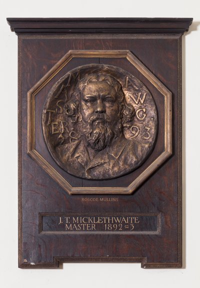 Medalla con John T. Micklethwaite, c.1893 de Edwin Roscoe Mullins