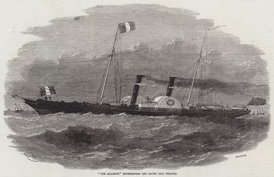 El vapor de correo Alliance Southampton y Havre de Edwin Weedon