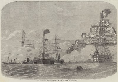 Las fiestas de Cherburgo, llegada de Su Majestad a Cherburgo de Edwin Weedon