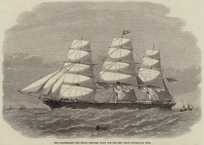 El clipper Royal Edward, construido para la línea australiana de la Cruz Roja de Edwin Weedon