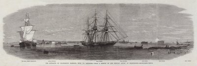 La entrada al puerto de Charleston, con sus defensas de Edwin Weedon