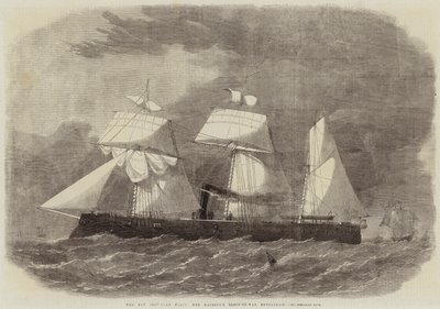 La nueva flota acorazada, el bergantín de guerra de Su Majestad Enterprise de Edwin Weedon