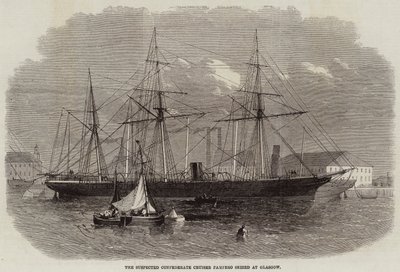 El crucero confederado sospechoso Pampero incautado en Glasgow de Edwin Weedon