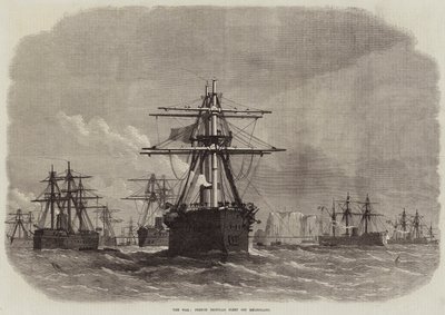 La guerra, flota acorazada francesa frente a Heligoland de Edwin Weedon