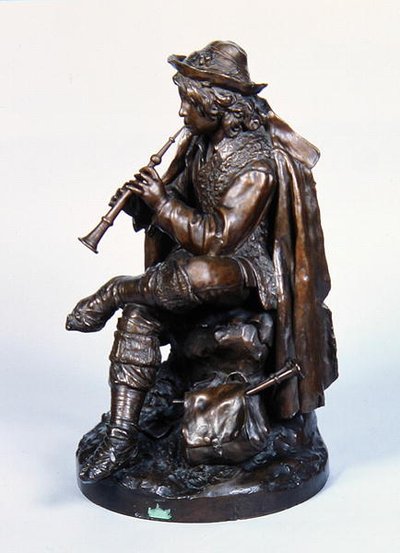 Niño con sombrero, c.1870 de Edwin Weissenfels