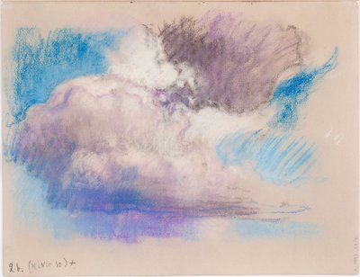 Wolken, Seite aus Järnefelts Skizzenbuch de Eero Järnefelt
