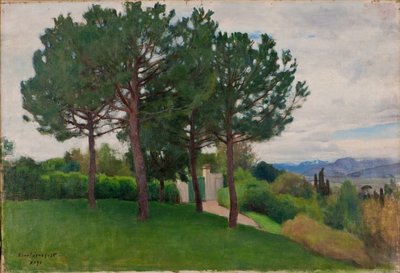 Paisaje de parque de Eero Järnefelt