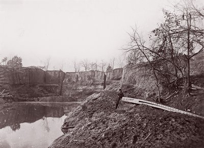 Canal Dutch Gap, 1865 de Egbert Guy Fowx