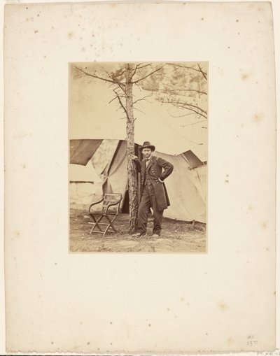 [Teniente General Grant en su cuartel general de Cold Harbor] de Egbert Guy Fowx