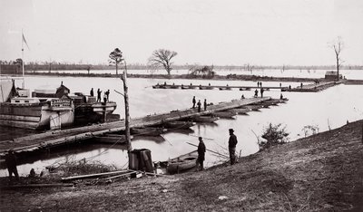 Puente de pontones, 1861-65 de Egbert Guy Fowx