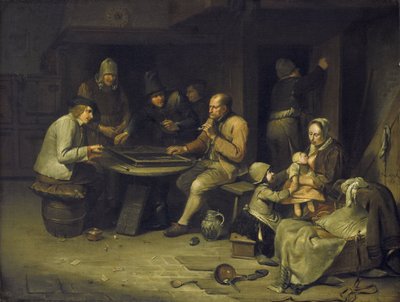 Ann Inn con jugadores de backgammon de Egbert van Heemskerck (I)