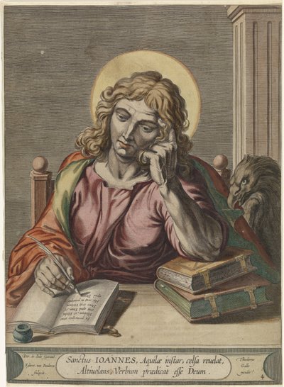El evangelista Juan
Cuatro evangelistas (título de la serie) de Egbert van Panderen