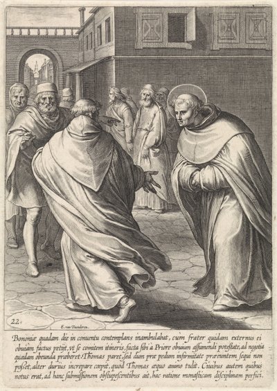 Tomás de Aquino en Bolonia La vida de Santo Tomás de Aquino (título de la serie) de Egbert van Panderen