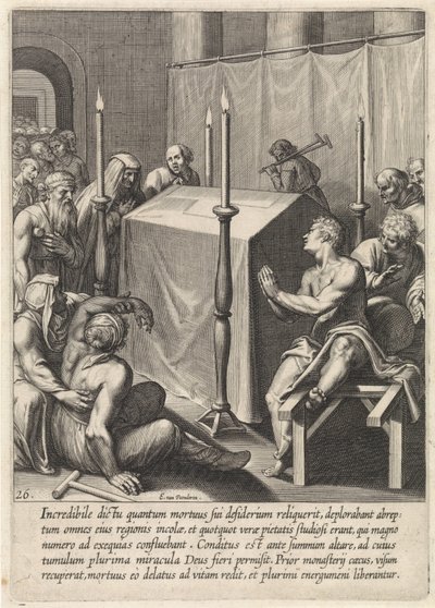 Tumba de Tomás de Aquino La vida de Santo Tomás de Aquino (título de la serie) de Egbert van Panderen