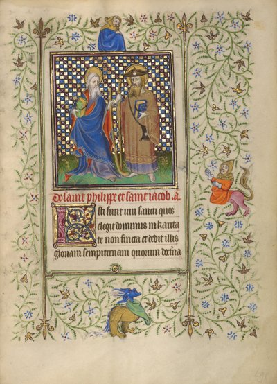 Santos Felipe y Santiago de Egerton Master