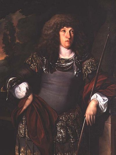 Retrato de un caballero con vestimenta clásica de Eglon Hendrick van der Neer