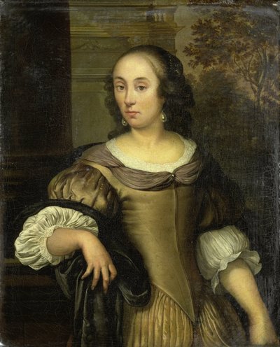 Retrato de una mujer joven de Eglon van der Neer