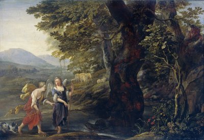 Tobías y el ángel de Eglon van der Neer