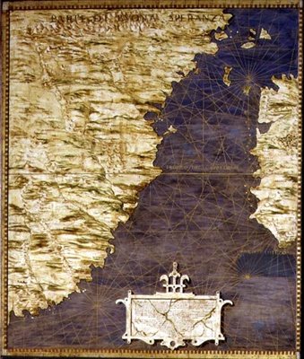 Mapa de África, de la 