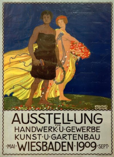 Exposición de artesanía y comercio, arte y jardinería, Wiesbaden de Egon Josef Kossuth
