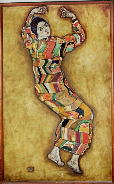 Bildnis Friederike Maria Beer (pintura sobre lienzo) de Egon Schiele
