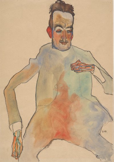 Violonchelista de Egon Schiele