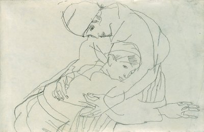 Abrazo, 1914 de Egon Schiele