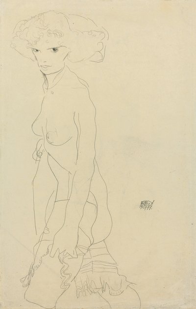 Desnudo femenino, 1911 de Egon Schiele