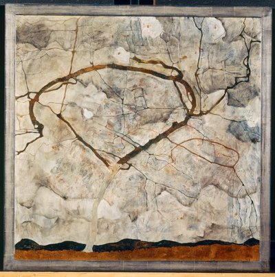 Árbol de otoño en movimiento, Árbol de otoño en ... de Egon Schiele