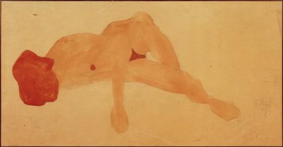 Desnudo femenino reclinado de Egon Schiele