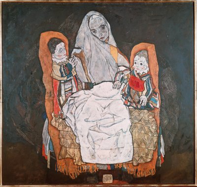 Madre con sus dos hijos, III de Egon Schiele
