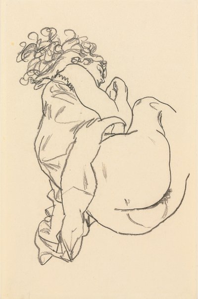 Desnudo acostado de Egon Schiele