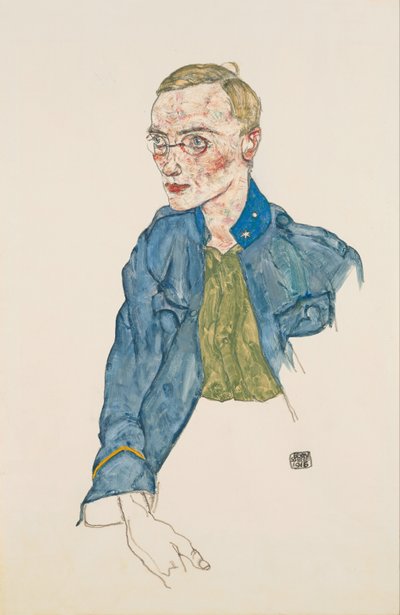Lance-Cabo voluntario de un año, 1916 de Egon Schiele