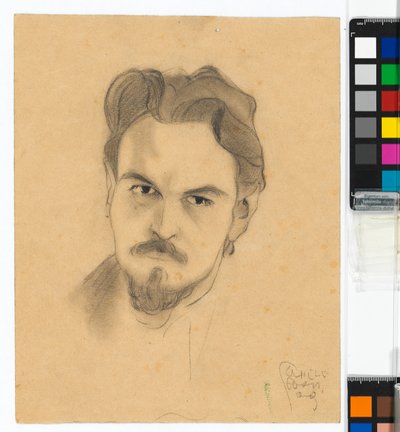Estudio de retrato de Anton Peschka de Egon Schiele