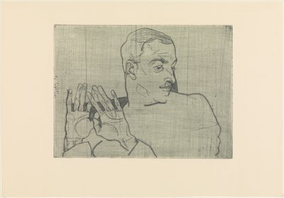 Retrato de Arthur Roessler de Egon Schiele