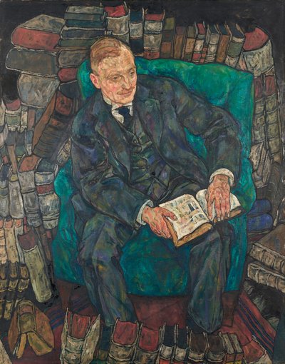 Retrato del Dr. Hugo Koller, 1918 de Egon Schiele