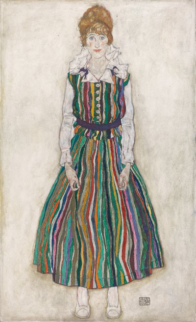 Retrato de Edith Schiele, la Esposa del Artista de Egon Schiele