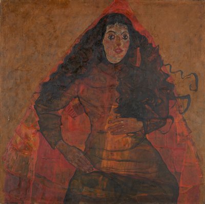 Retrato de Trude Engel, c. 1913 de Egon Schiele