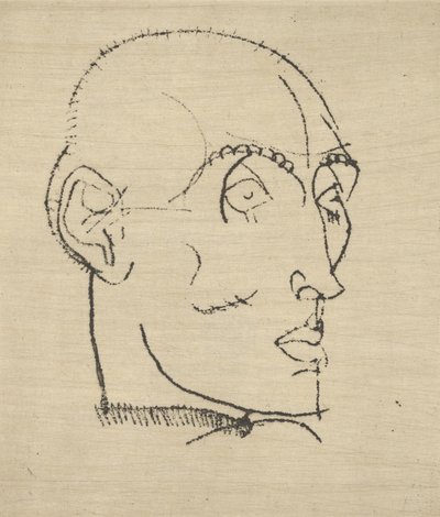 Retrato de un hombre, 1914 de Egon Schiele