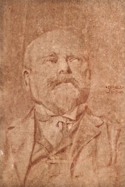 Retrato de un hombre, 1907 de Egon Schiele