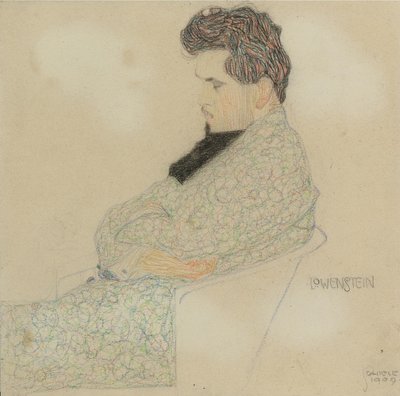 Retrato del compositor Arthur Löwenstein, 1909 de Egon Schiele