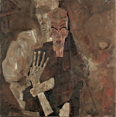 «Vidente de sí mismo» II («Muerte y hombre») de Egon Schiele