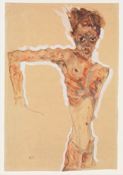 Selbstporträt de Egon Schiele