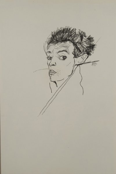 Autorretrato, 1913 de Egon Schiele